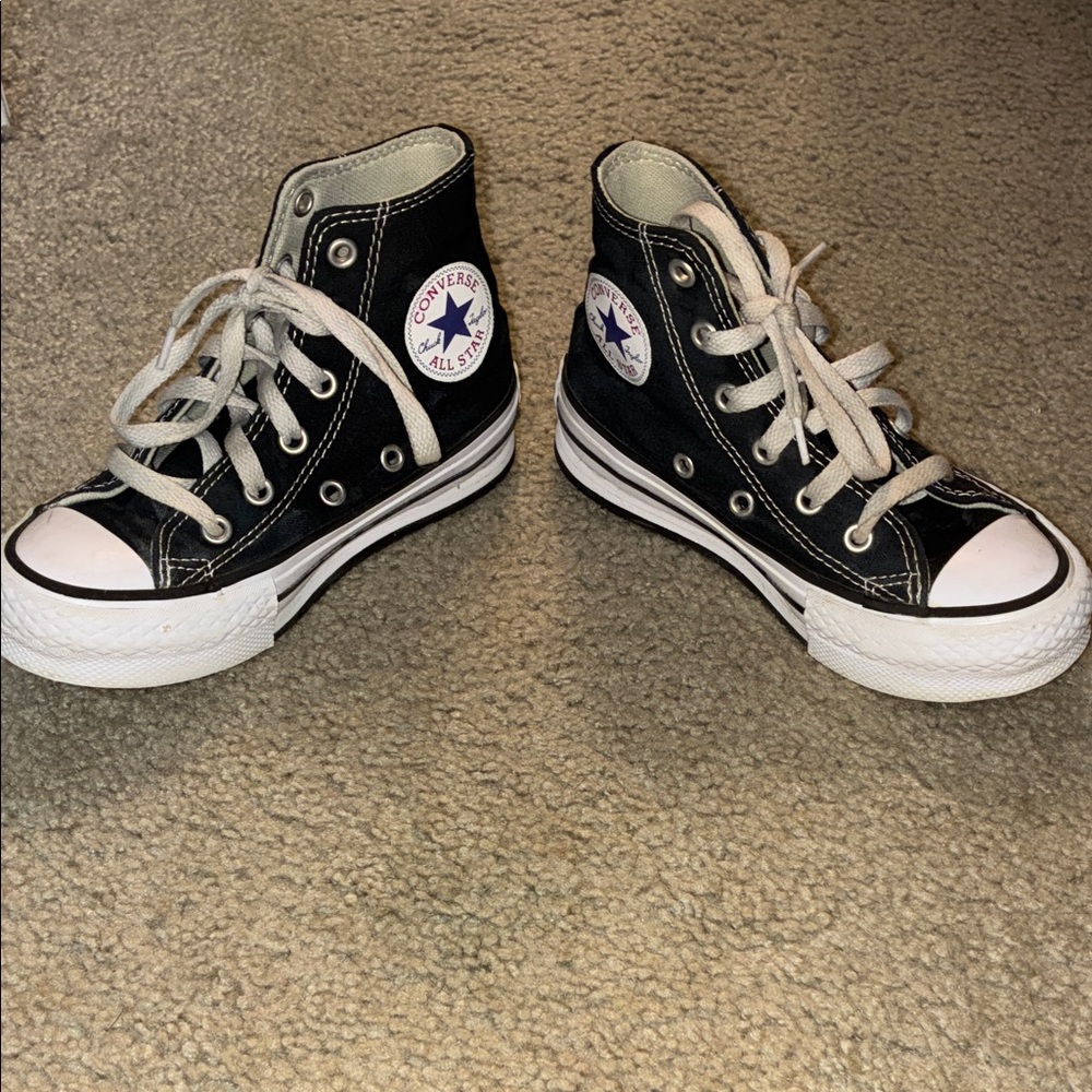 Converse girls Black and White High-Tops
